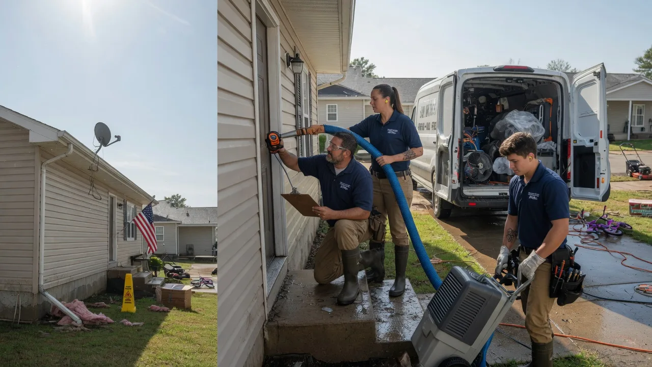 Ceiling Water Damage Restoration in Petersburg, IN near me